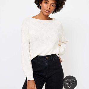 Heart Boatneck Sweater
